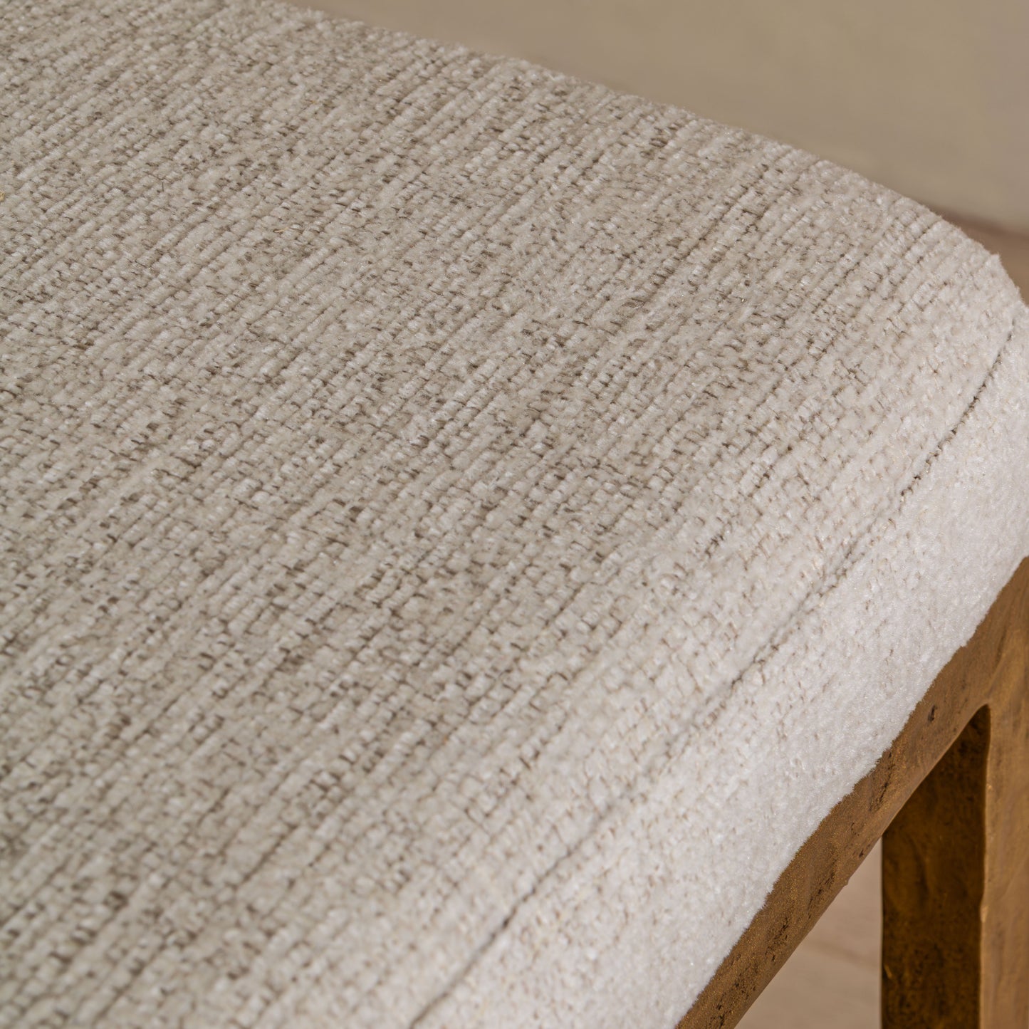 Marino Bench | Forged Steel, Brass Finish