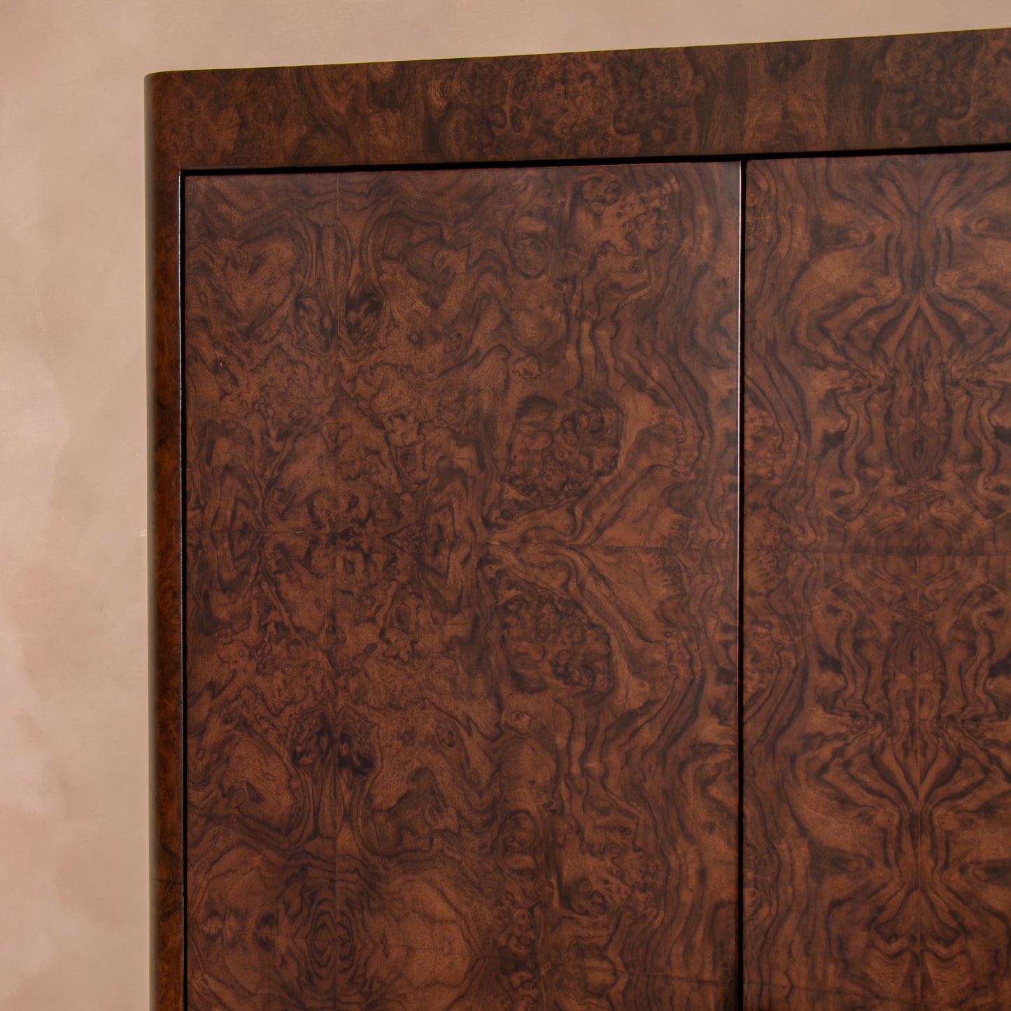 Abingdon Wardrobe | 190 High, Dark Burl, 2 Drawer