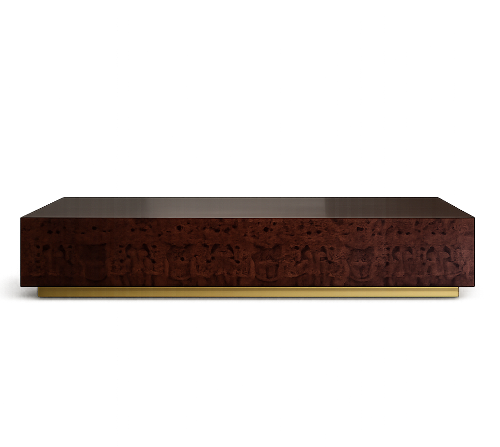 Brooks Coffee Table | 1800 Wide | Dark Burl