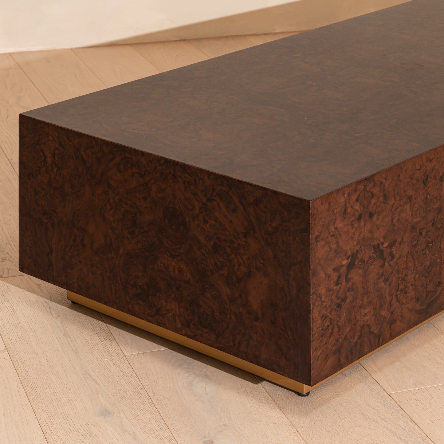 Brooks Coffee Table | 180 Wide | Dark Burl