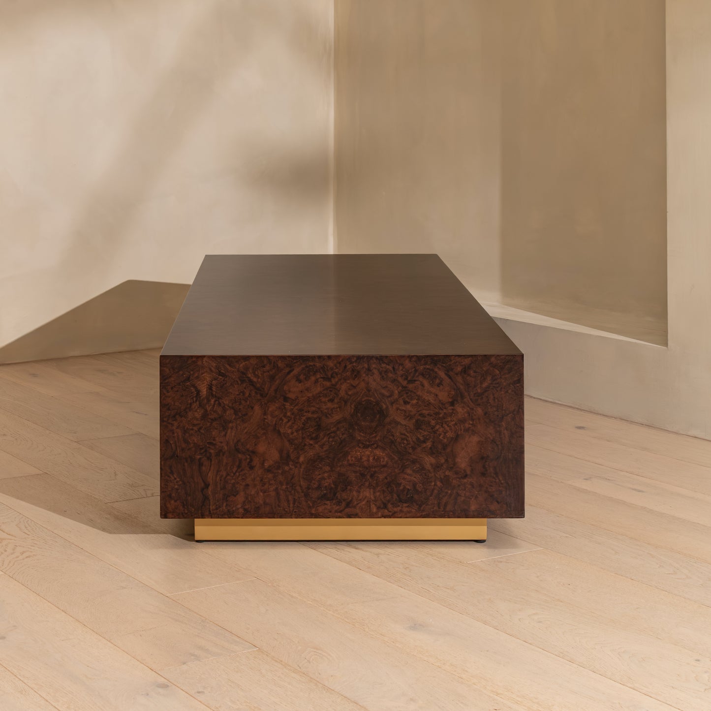 Brooks Coffee Table | 180 Wide | Dark Burl