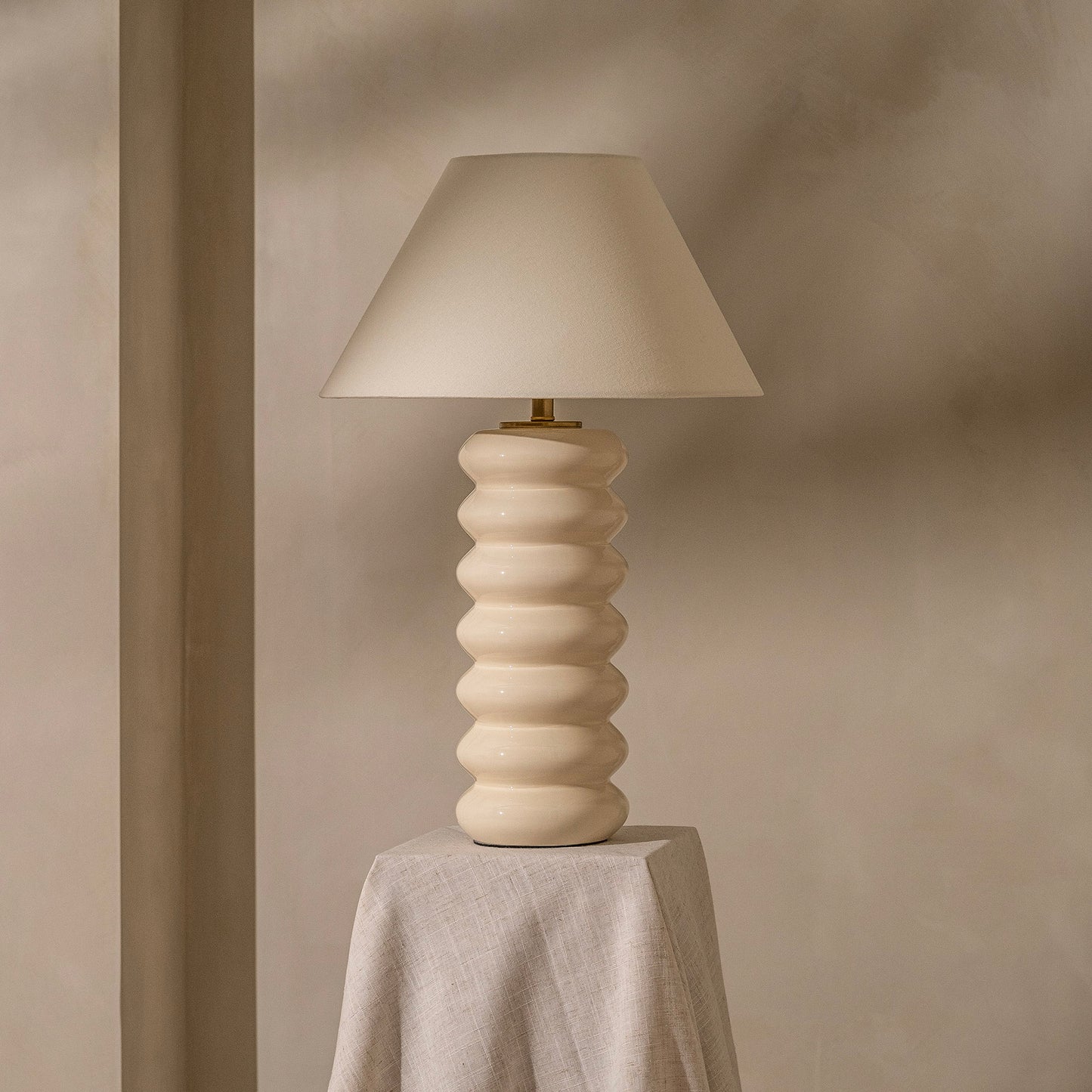 Chapter Table Lamp | 63 High, Off White Ceramic