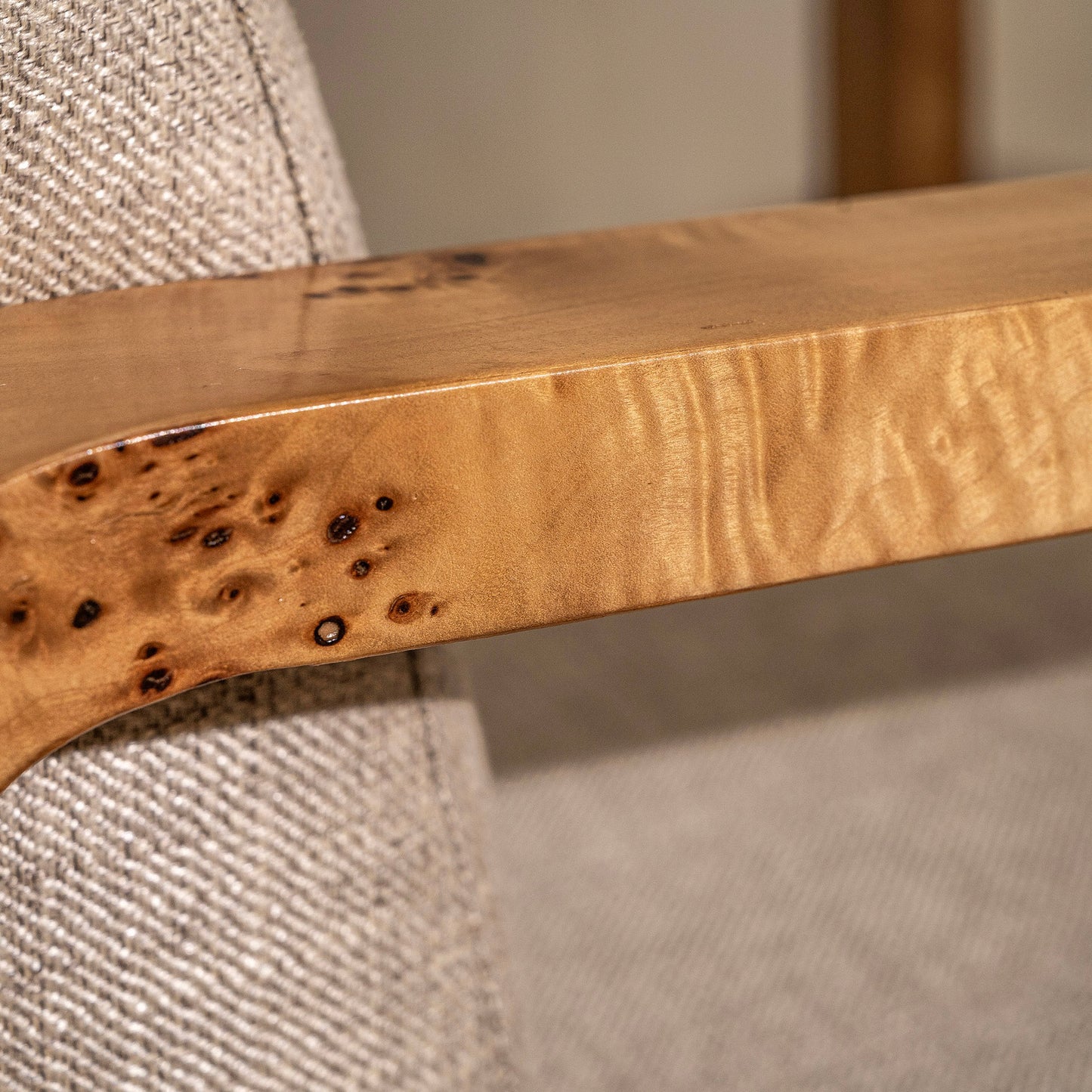 Thornhill Burl Armchair | Light Burl