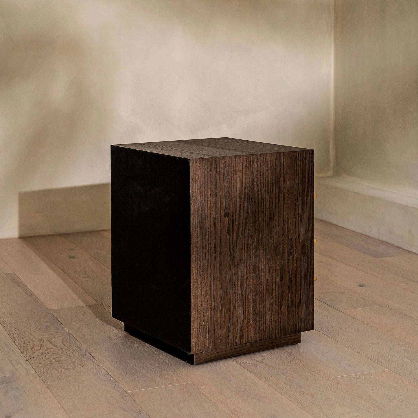 Landbrooke Bedside Table | 500 Wide Walnut, 2 Drawers