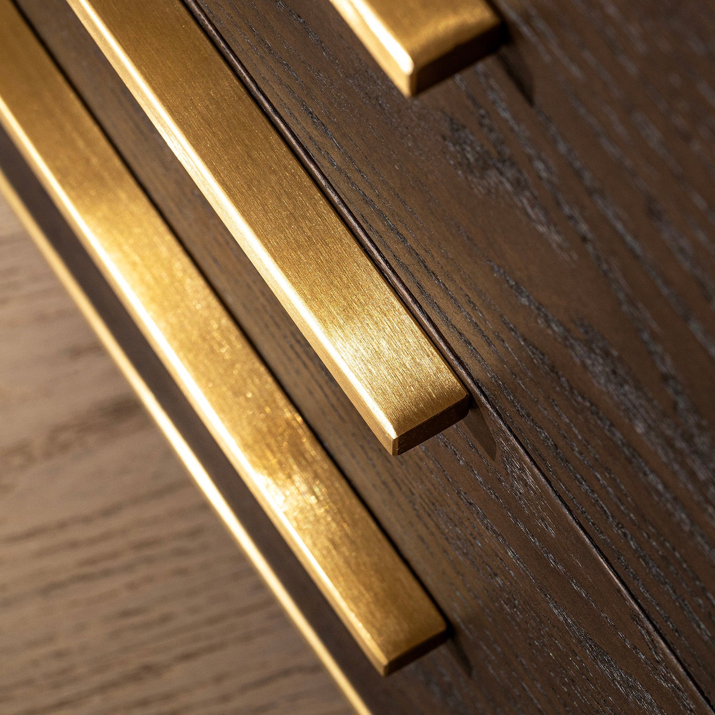 Landbrooke Bedside Table | 500 Wide Walnut, 2 Drawers