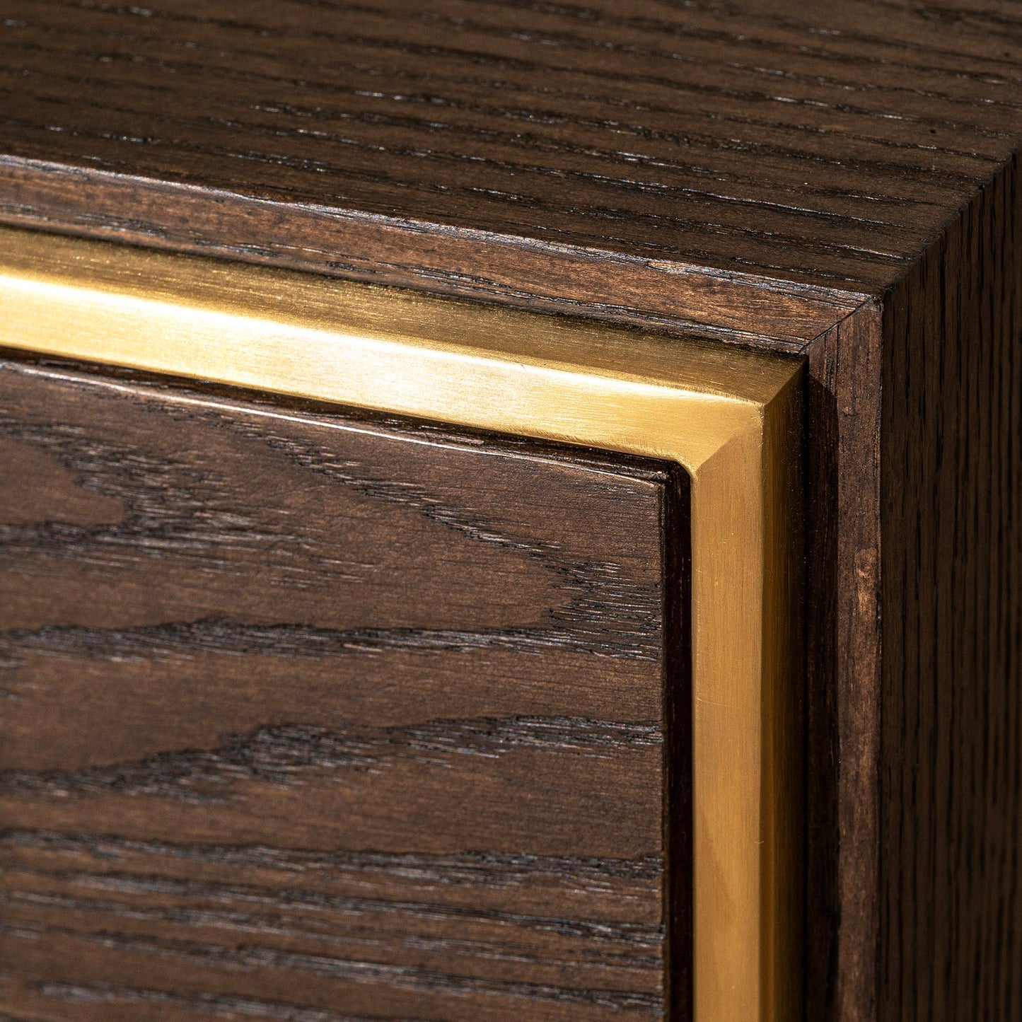 Landbrooke Bedside Table | 500 Wide Walnut, 2 Drawers