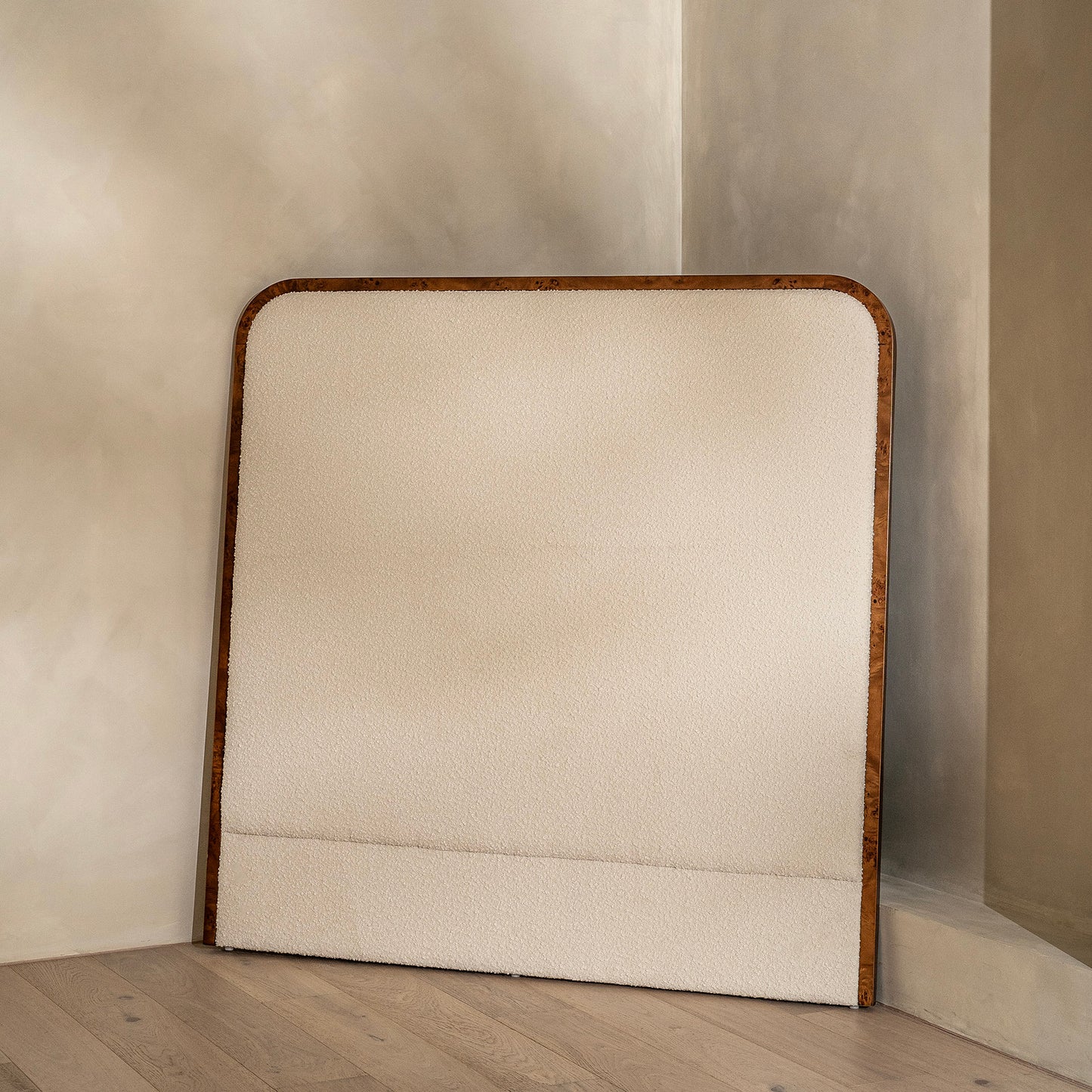 Thornhill Burl Headboard | Boucle & Burl Frame