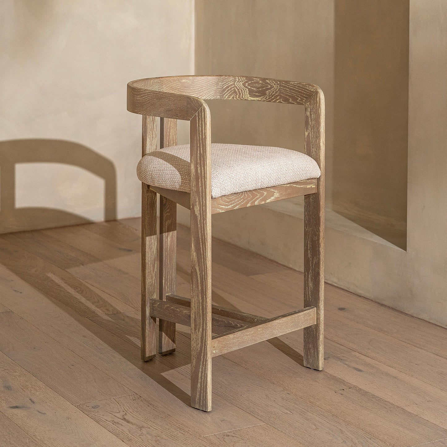 Scottsdale Counter Stool  | White Wash Oak