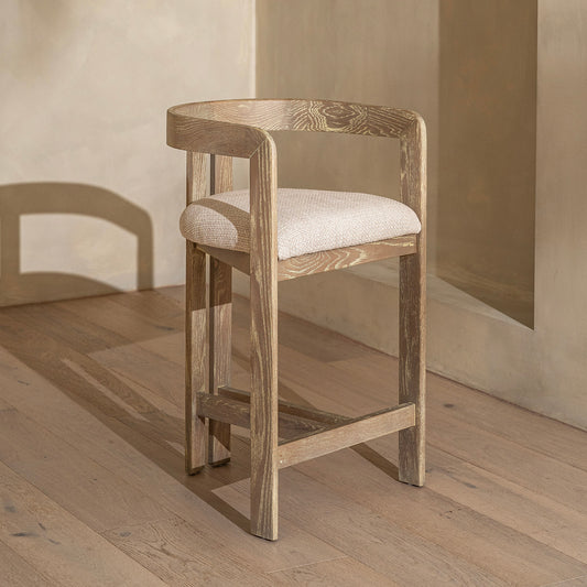 Scottsdale Counter Stool  | White Wash Oak