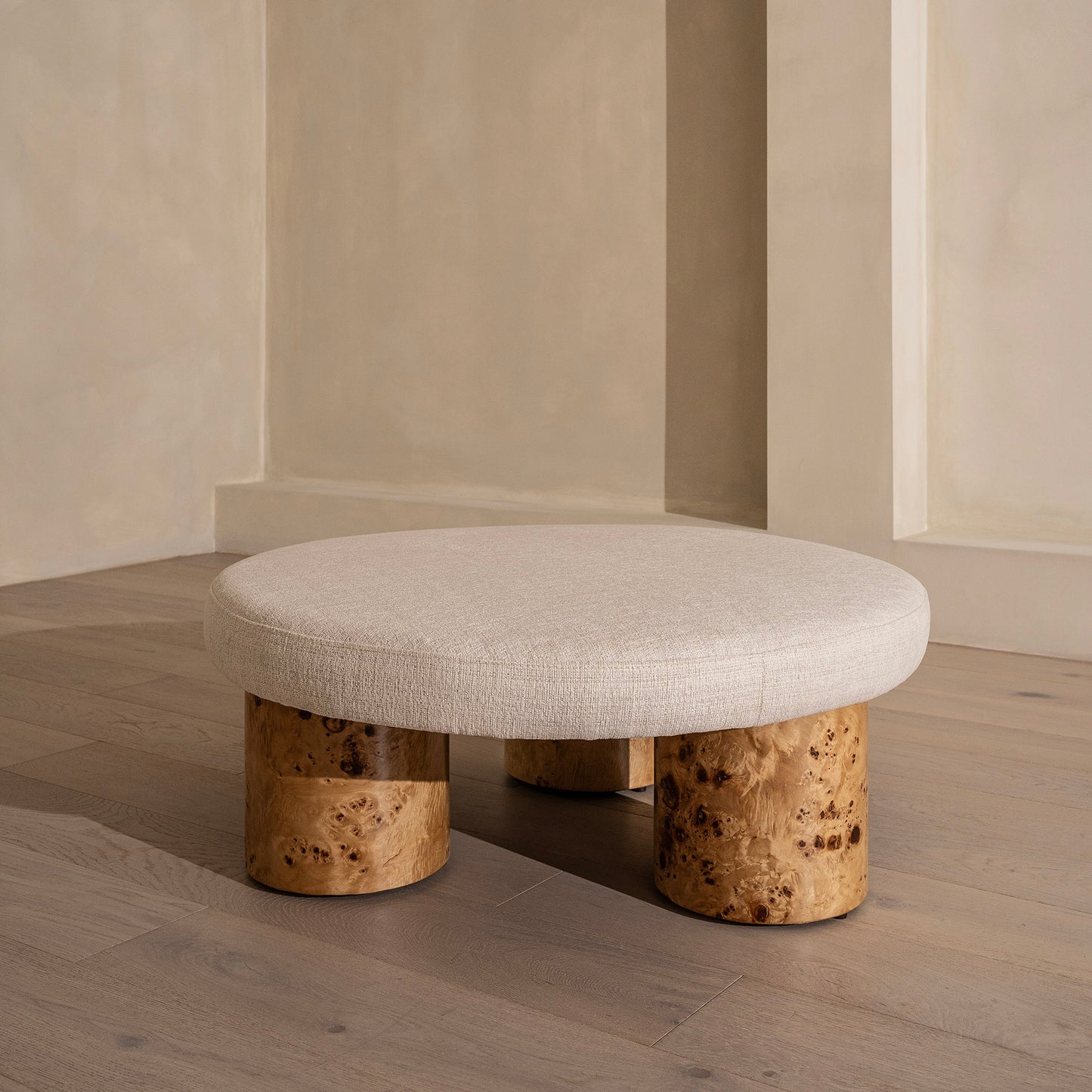 Thornhill Burl Ottoman