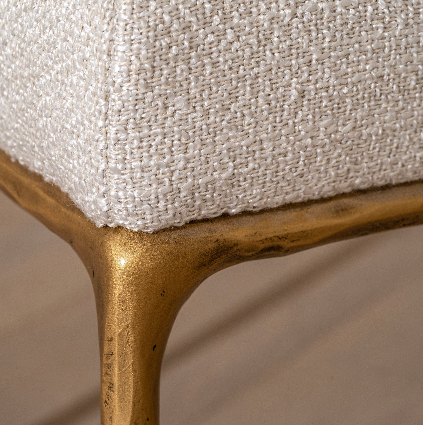 Marino Brass Forged Metal Dining Chair