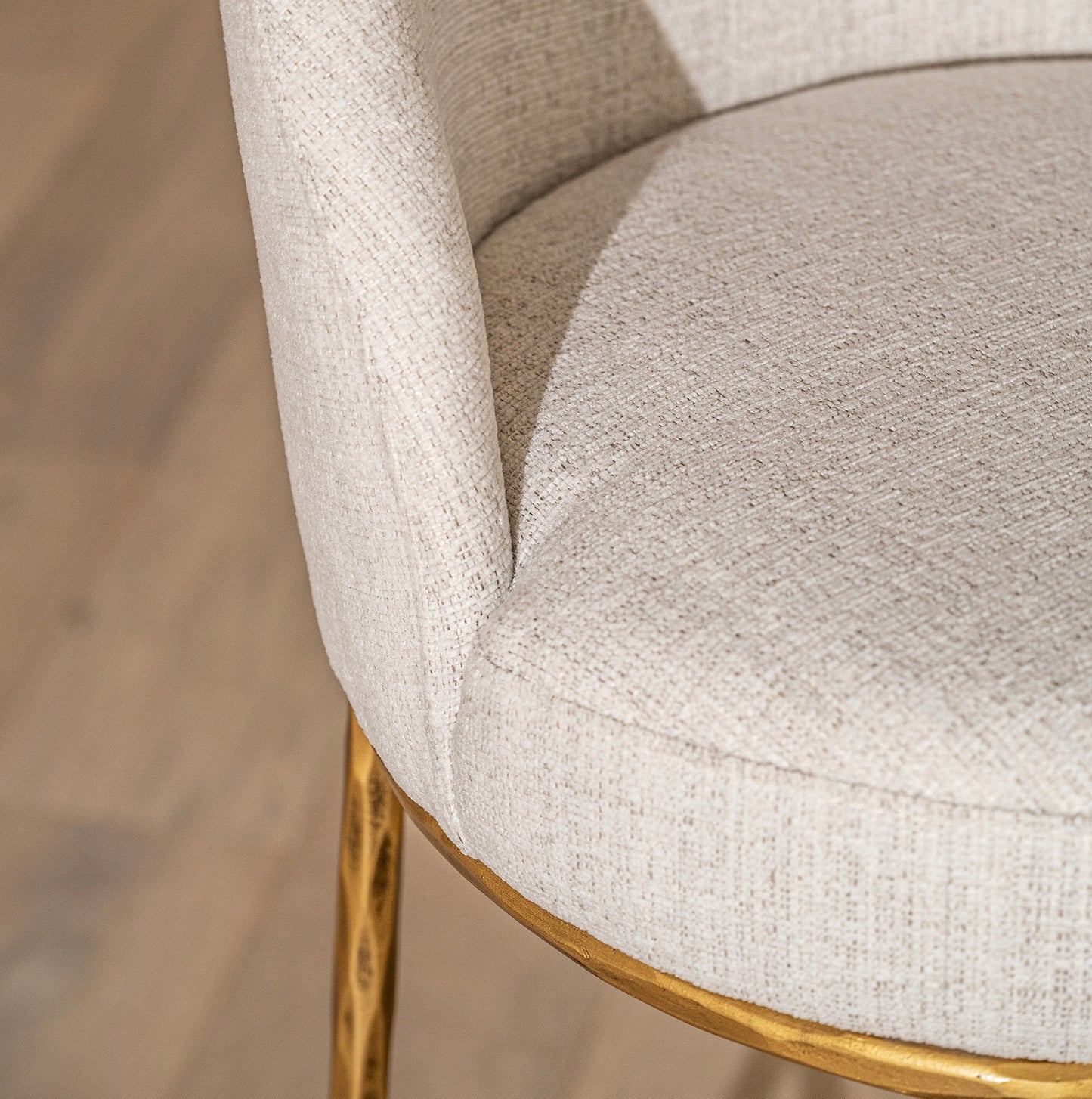 Marino Brass Forged Metal Counter Stool