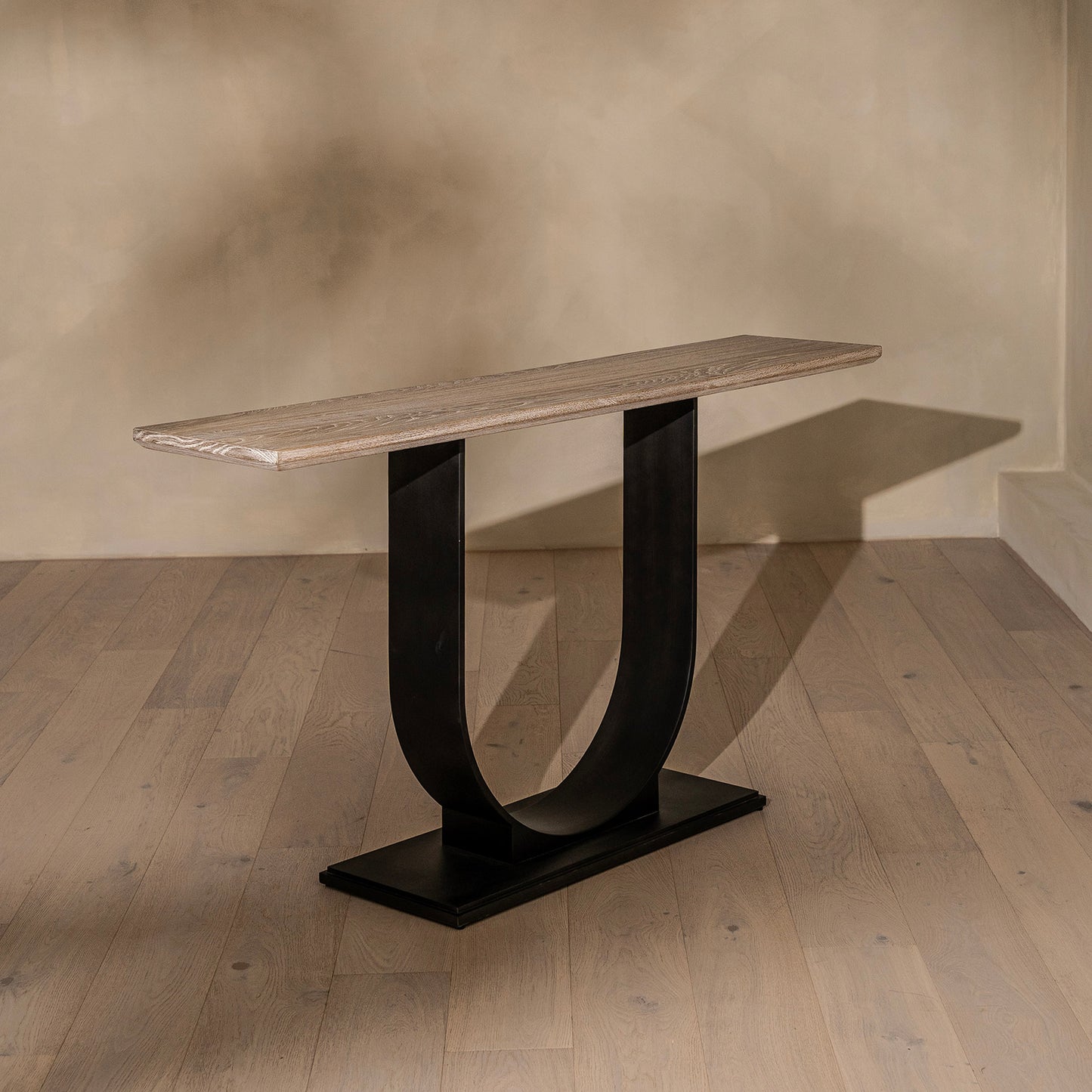 Ambler Console | 160cm Wide, White Wash Oak