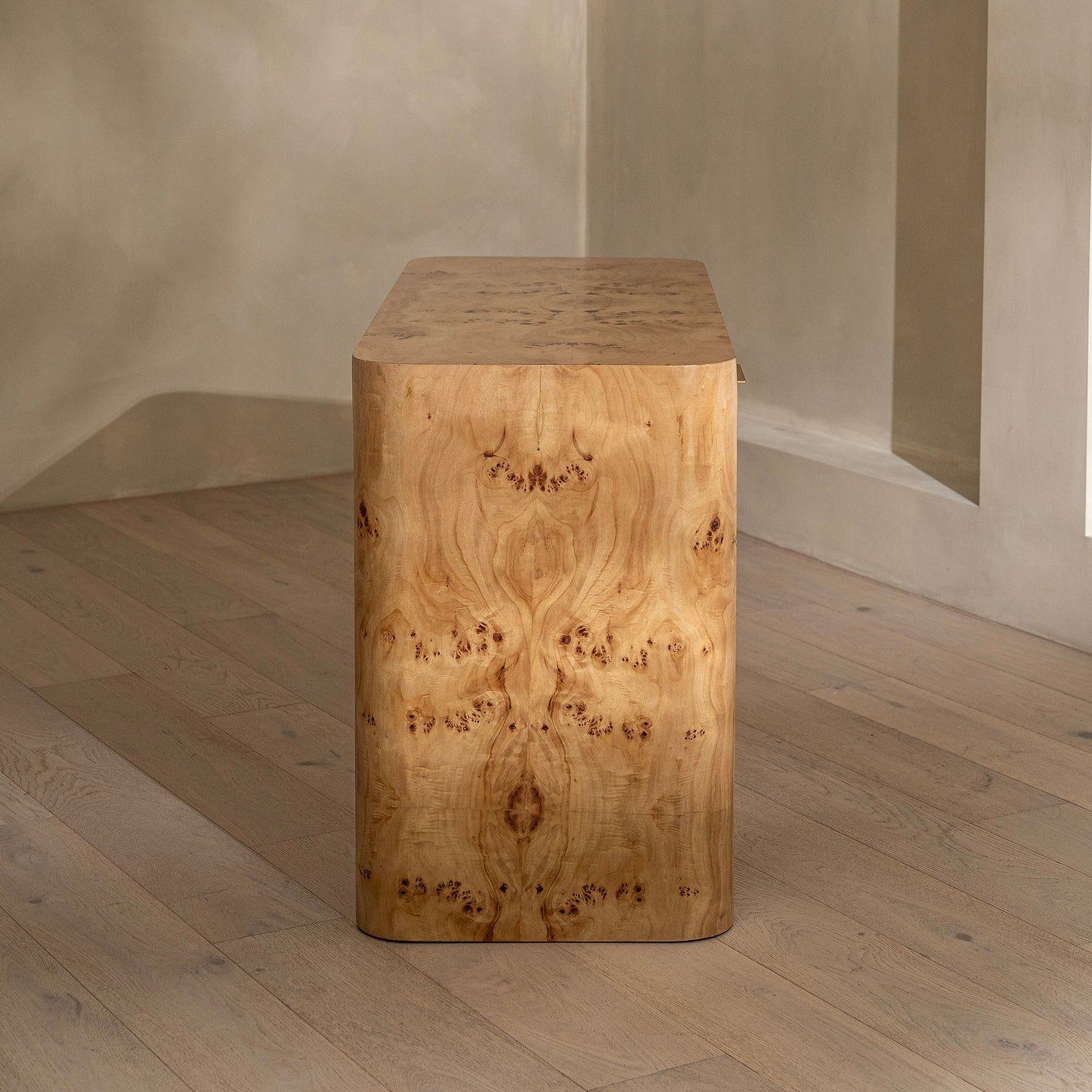 Thornhill Dressing Table | 1200 Wide Light Burl, 2 Drawer