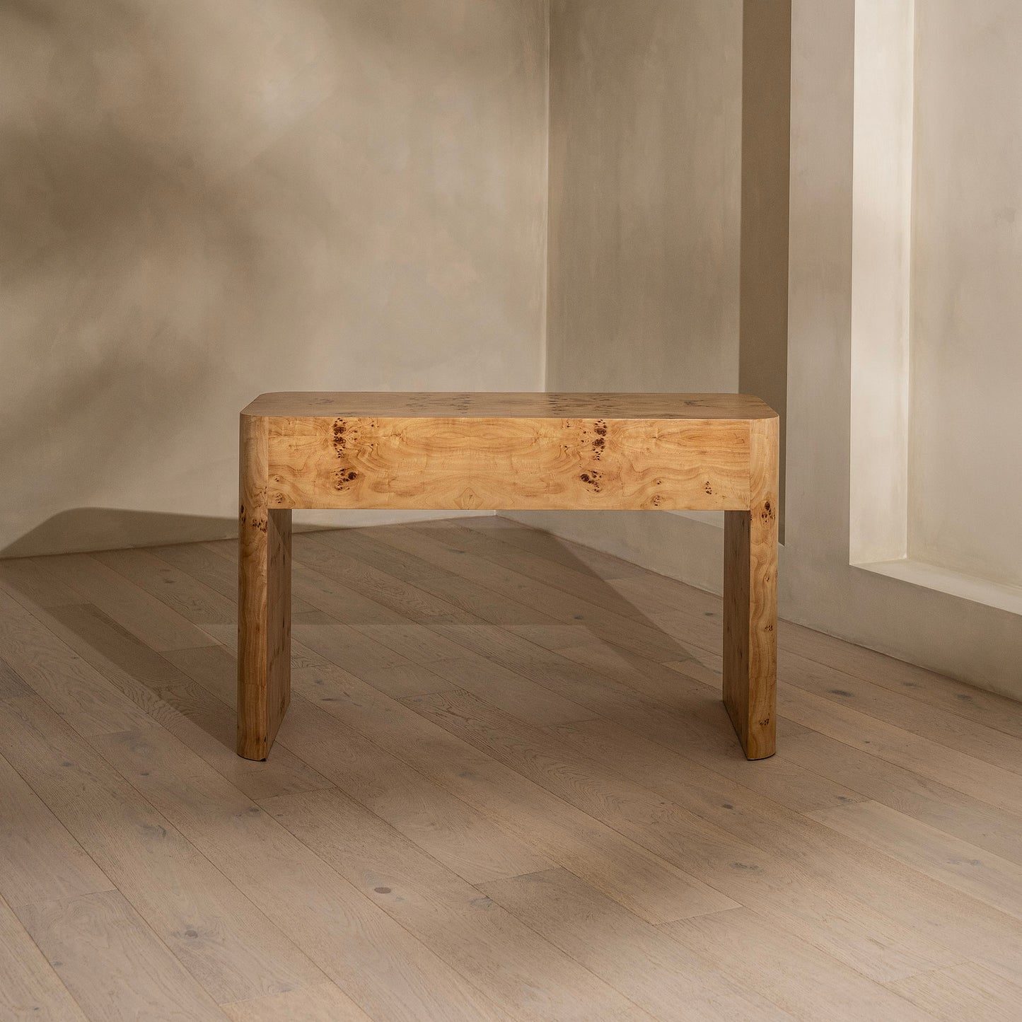 Thornhill Dressing Table | 1200 Wide Light Burl, 2 Drawer