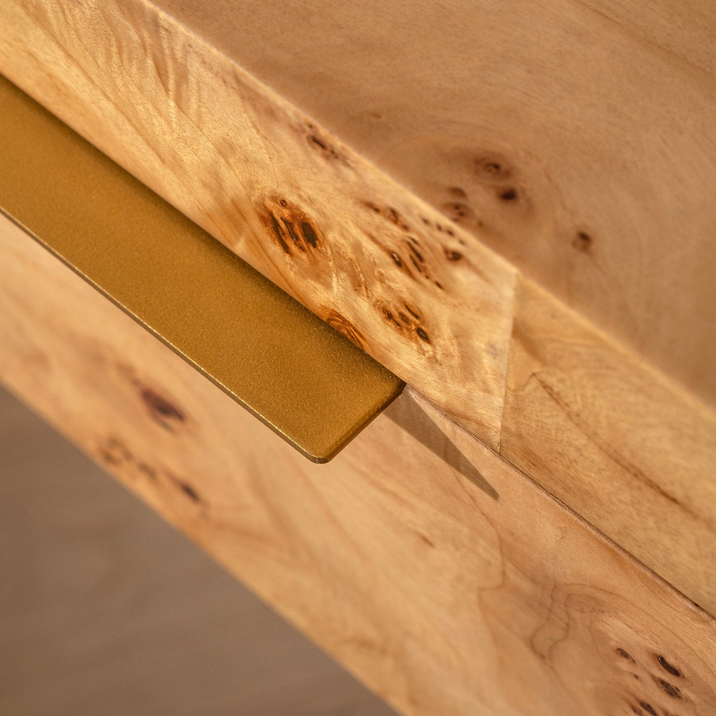 Thornhill Dressing Table | 1200 Wide Light Burl, 2 Drawer