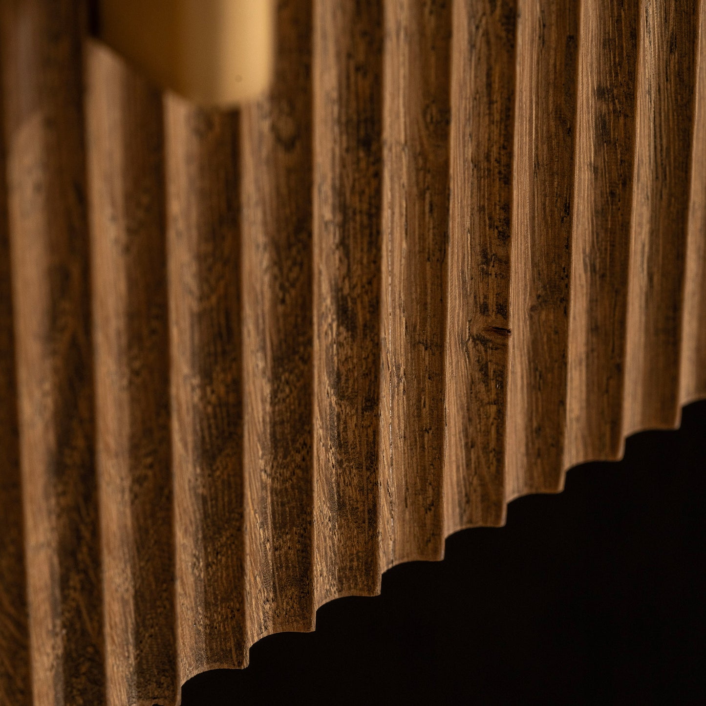 Essex Dressing Table | 1200 Wide Black & Oak, 2 Drawer