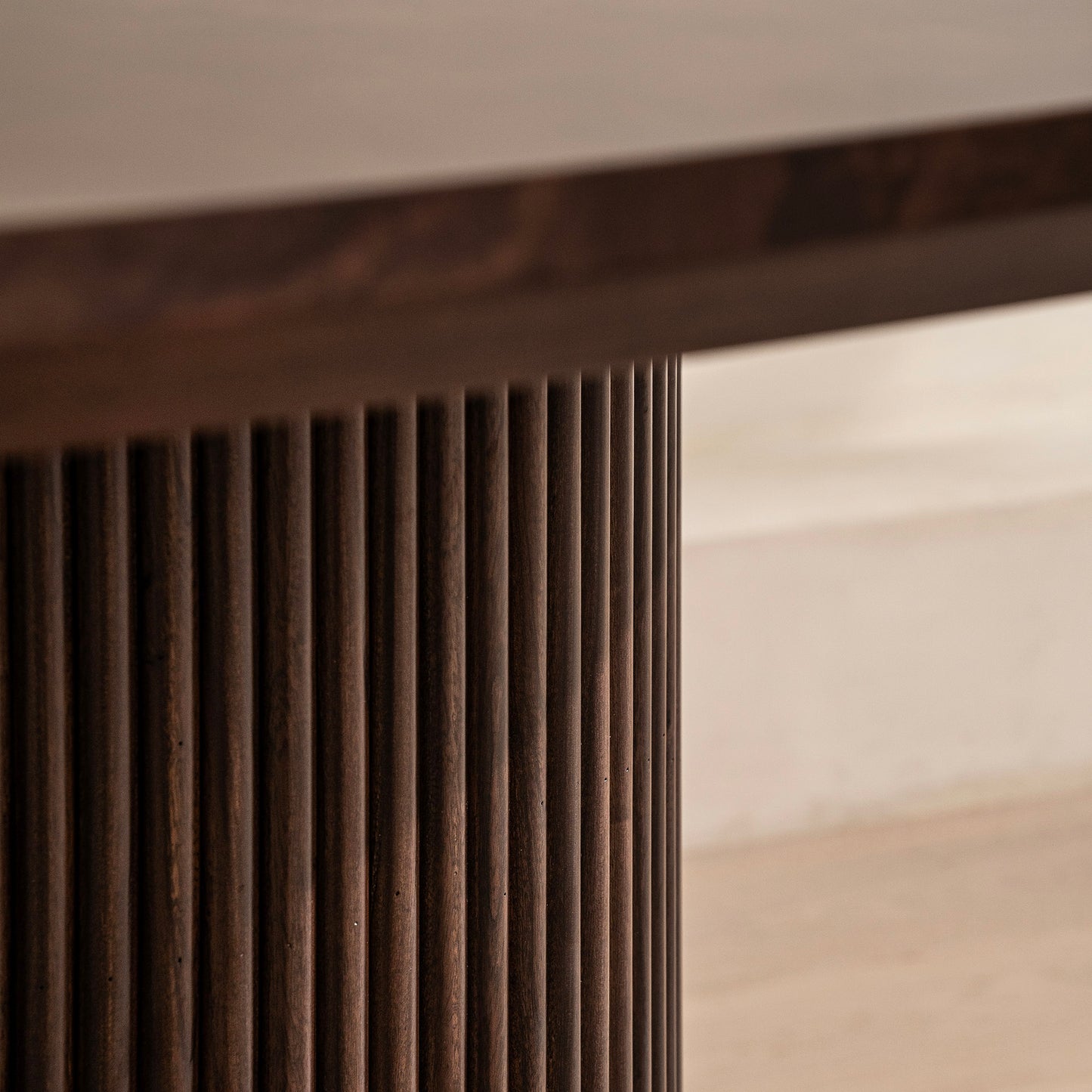 Abingdon Dining Table | 220 Long | Dark Chocolate Burl