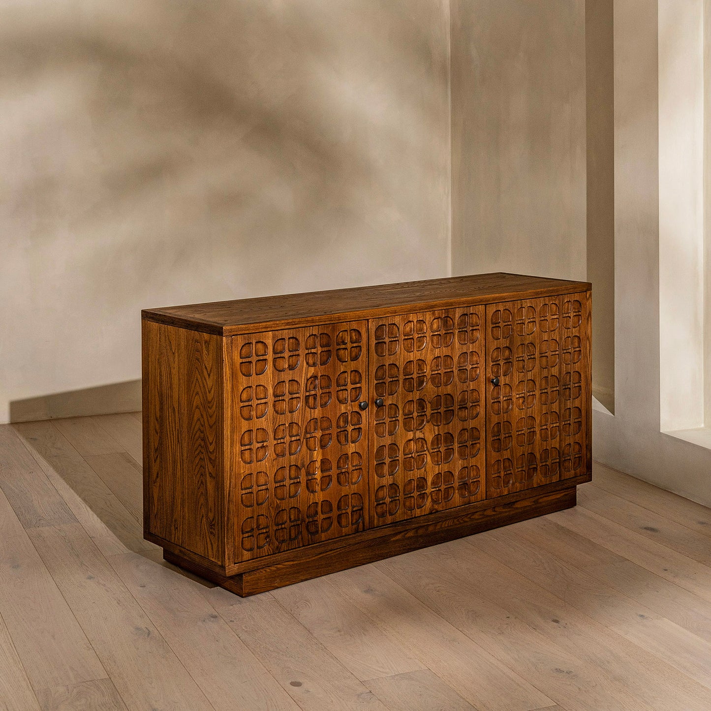 Hargate Sideboard | 1600 Wide Dark Chocolate Oak, 3 Door