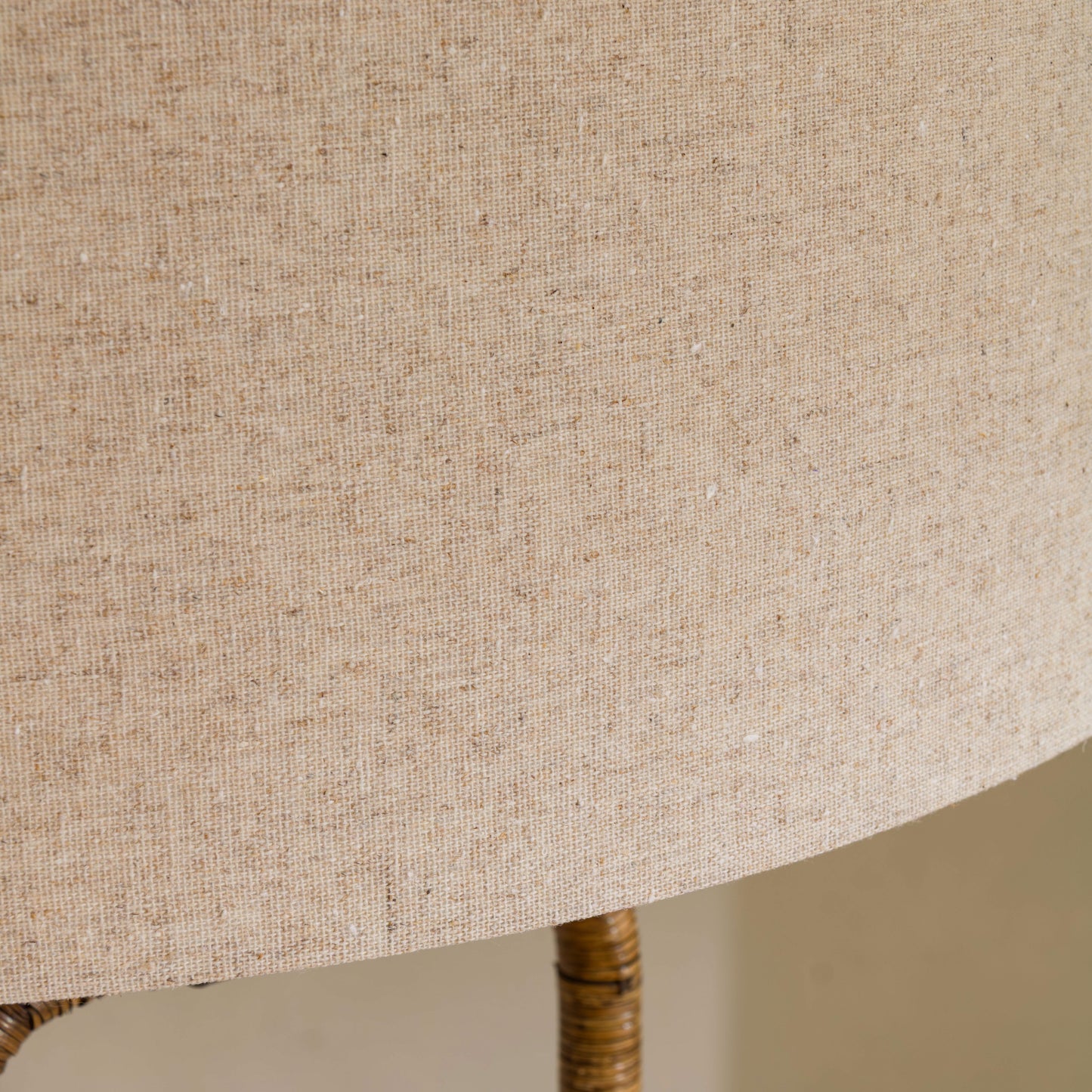 Newbie Floor Lamp | 158 High, Bronze & Whicker Weave