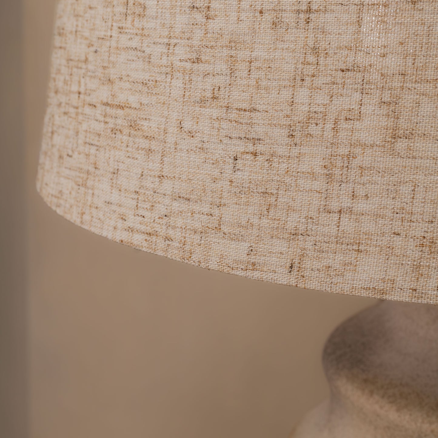 The Rommy Table Lamp | 55 High, Ceramic Stone Finish