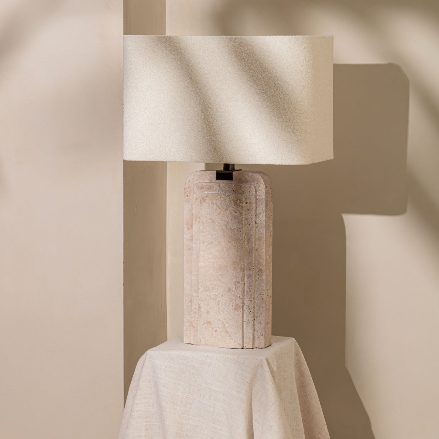 Dorrez Travertine Lamp