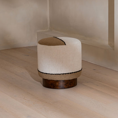 Abingdon Tailored Burl Ottoman | Élitis Ambienti Levante