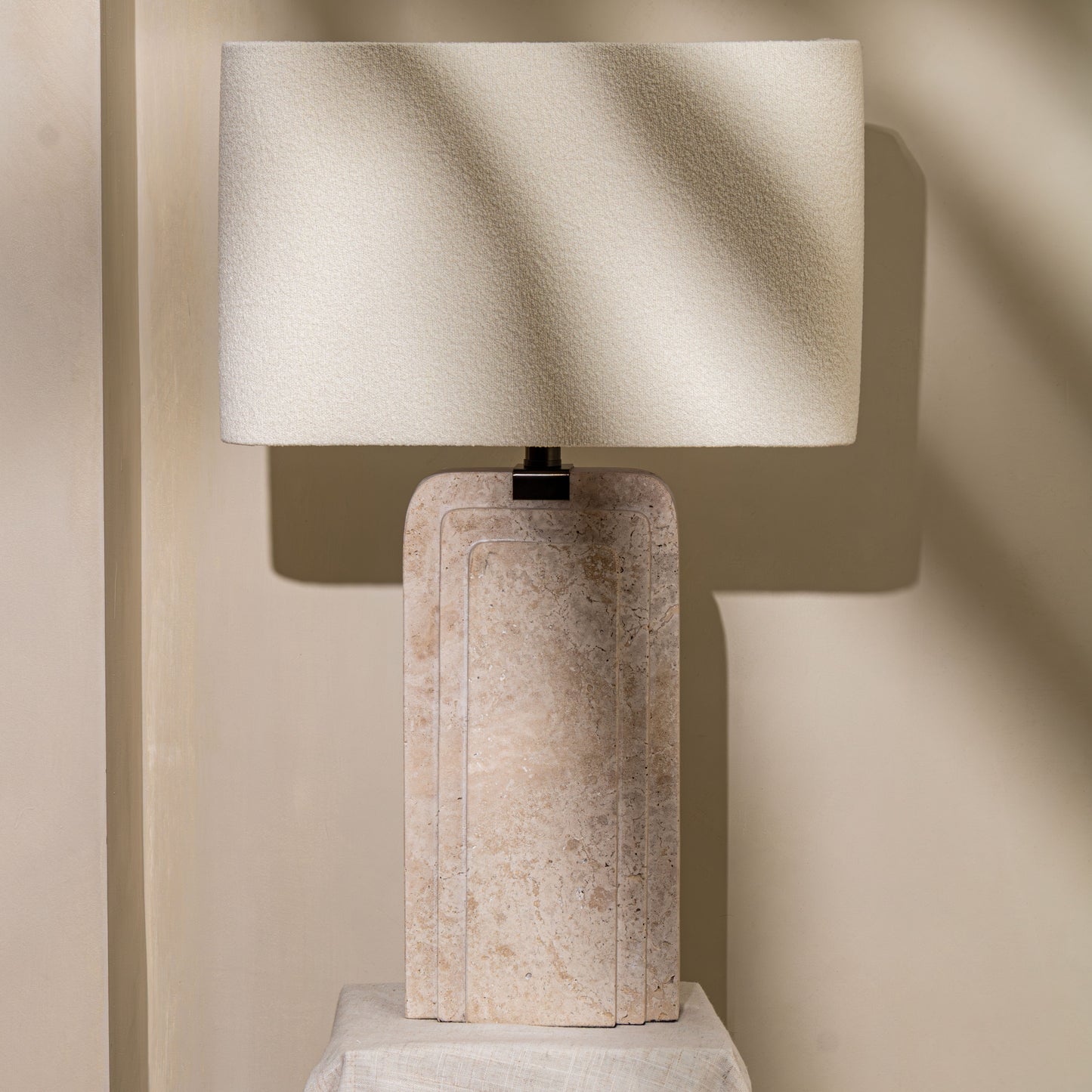 Dorrez Travertine Lamp