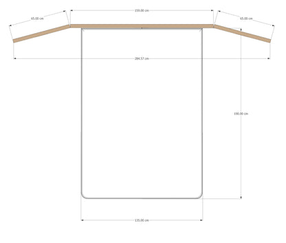 Bespoke Bateson Bed Screen | Double - Super King