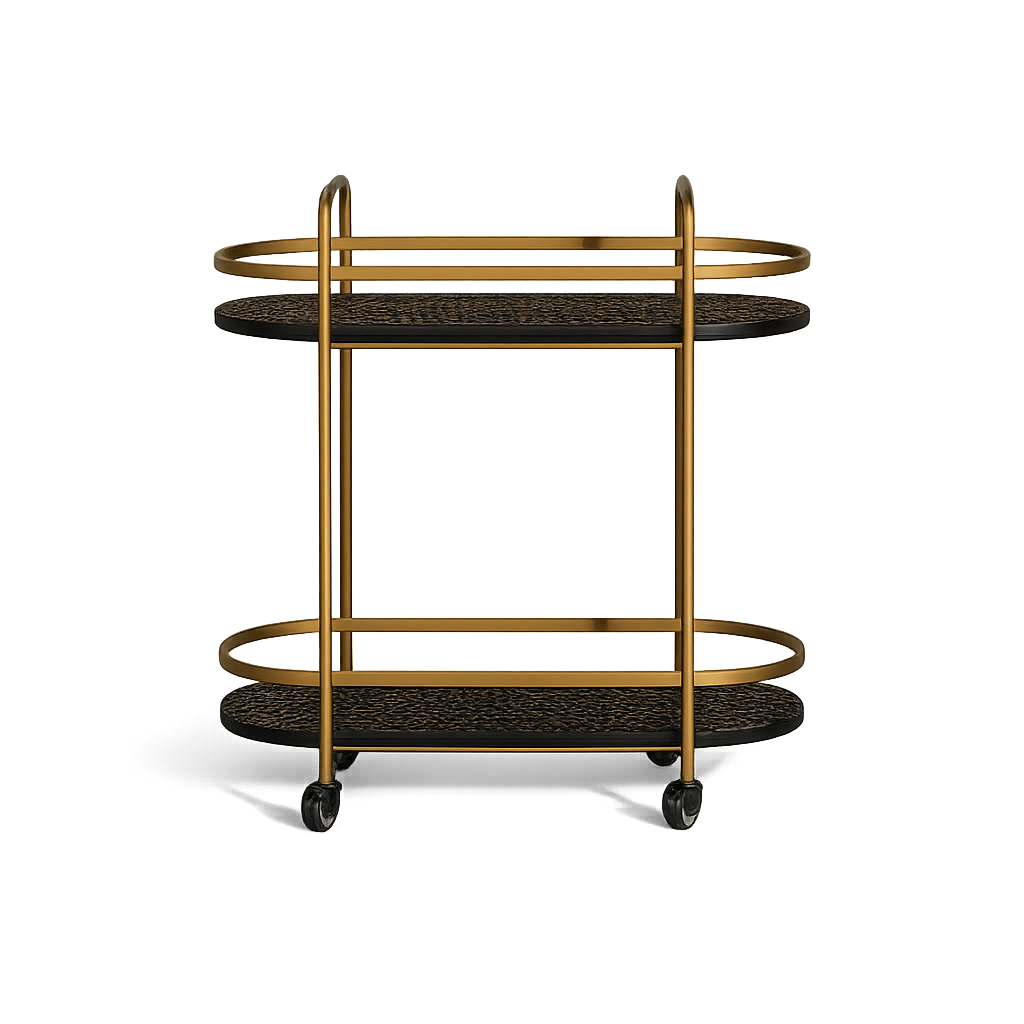 Bolsover Drinks Trolley | Black & Brass
