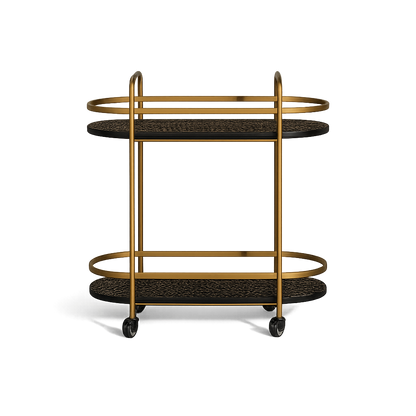 Bolsover Drinks Trolley | Black & Brass