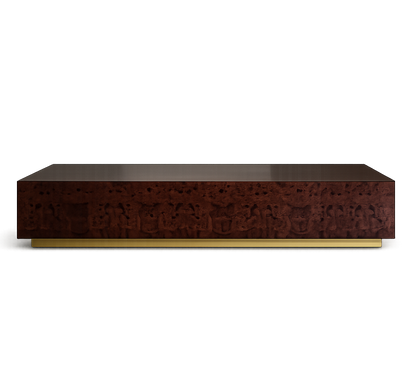 Brooks Coffee Table | 1800 Wide | Dark Burl