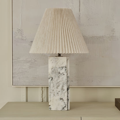 Brendon Marble Lamp | 66cm High, Calacatta Marble