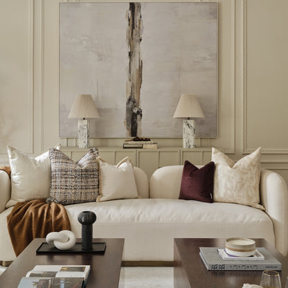 Brendon Marble Lamp | 66cm High, Calacatta Marble