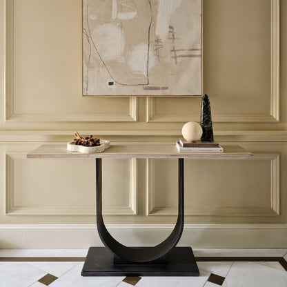 Ambler Console | 160cm Wide, White Wash Oak