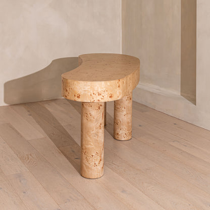 Chadstone Desk | 165cm Wide, Light Burl