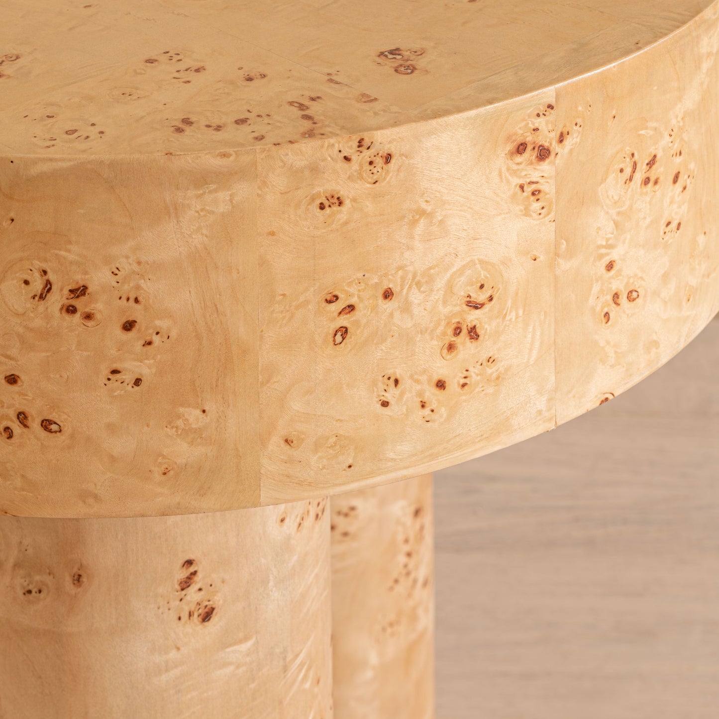 Chadstone Desk | 165cm Wide, Light Burl