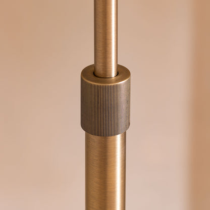 Clapham Floor Lamp | 110 High Adjustable, Light Bronze