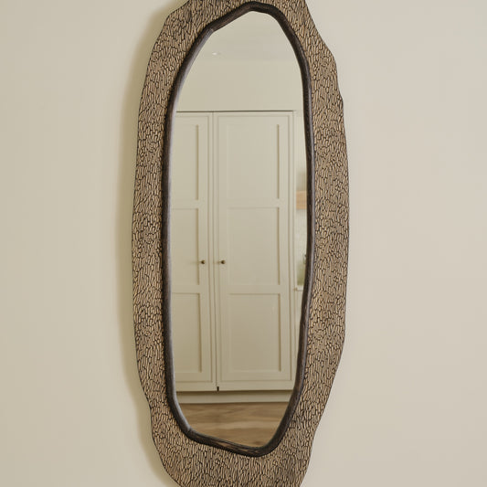 Dartford Large Wall Mirror | Oval & Oak Frame