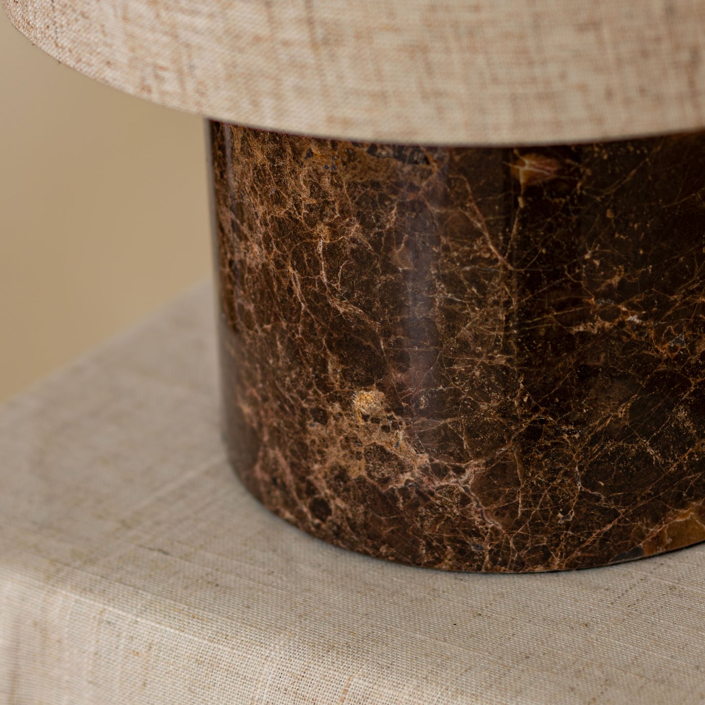 Els Table Lamp | 30 High, Brown Marble