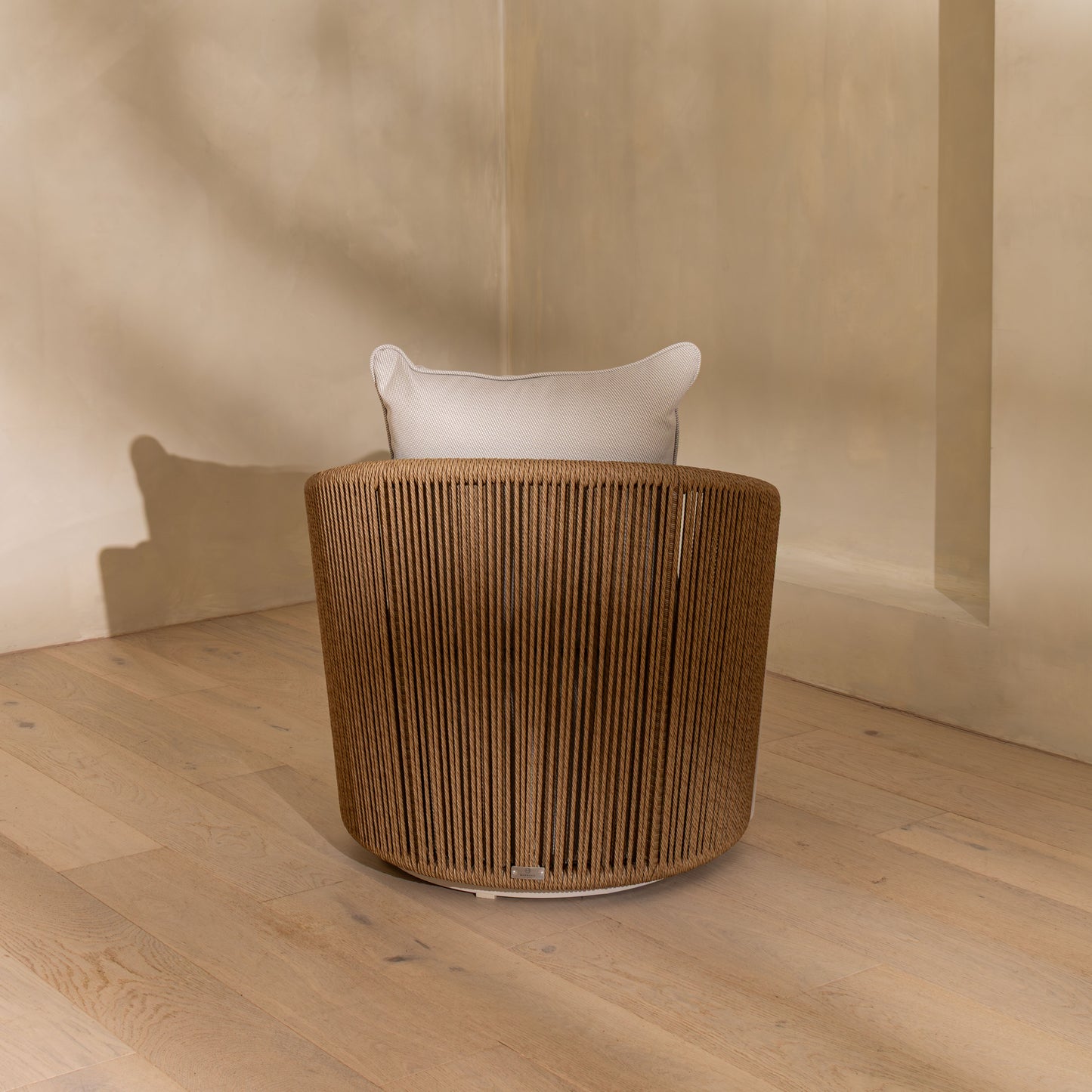 Hommy Outdoor Swivel Chair | Rope Garden Chair