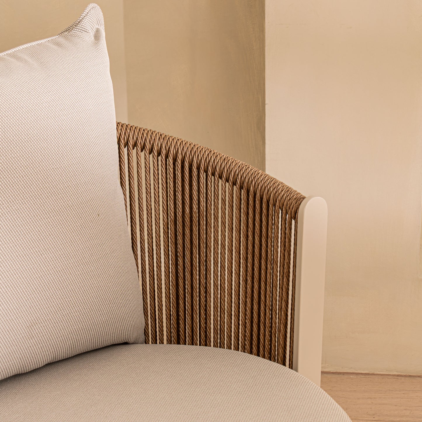 Hommy Outdoor Swivel Chair | Rope Garden Chair