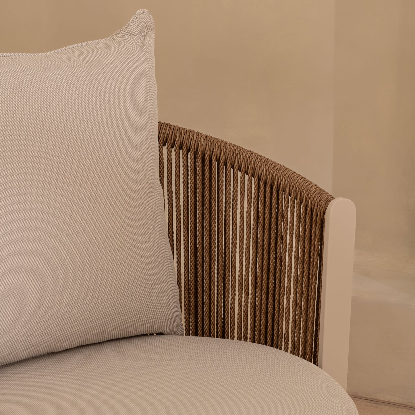 Hommy Outdoor Swivel Chair | Rope Garden Chair
