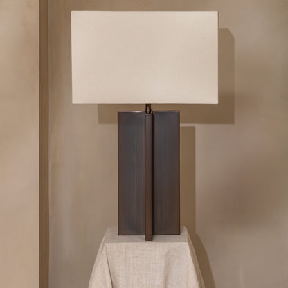Harvard Table Lamp | 66 High, Bronze