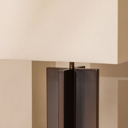 Harvard Table Lamp | 66 High, Bronze