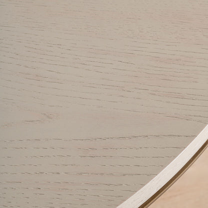 Ryecroft Round Dining Table | 120cm, Bronze & White Wash