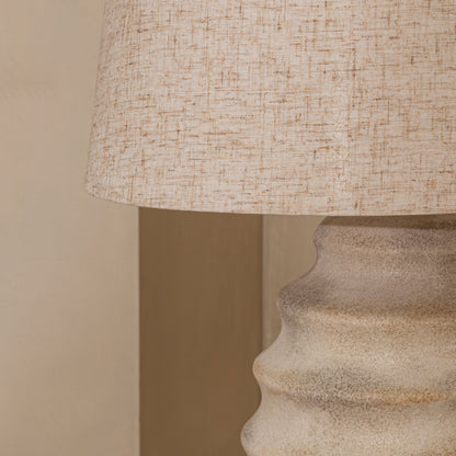 The Rommy Table Lamp | 55 High, Ceramic Stone Finish