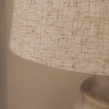 The Rommy Table Lamp | 55 High, Ceramic Stone Finish