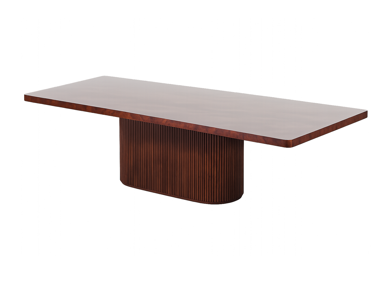 Abingdon Large Burl Dining Table | 240 Long, Dark Burl Top