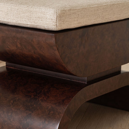 Brussels Stool | Dark Burl